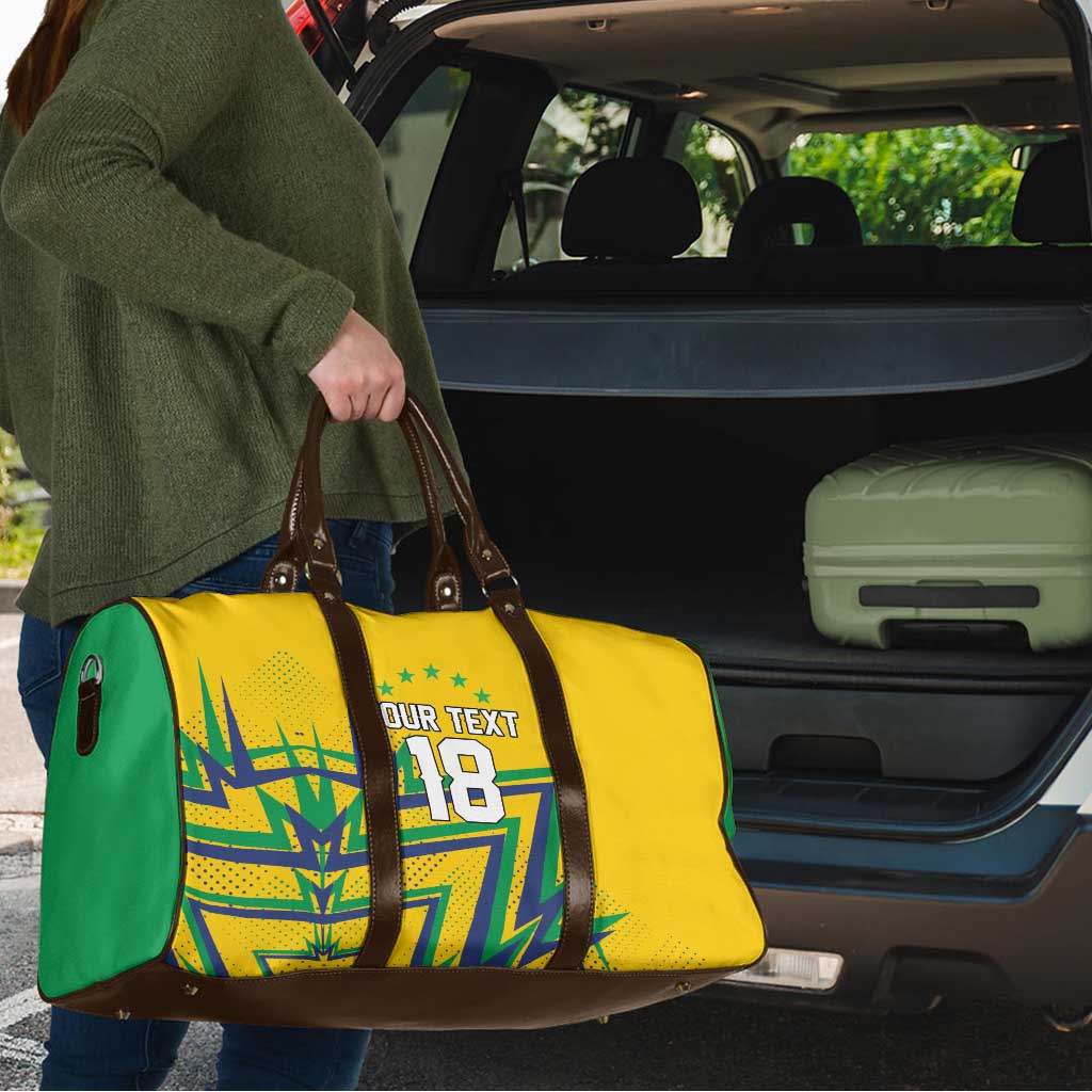 Custom Brazil Football Spirit Travel Bag Selecao Canarinho Sporty Style - Wonder Print Shop