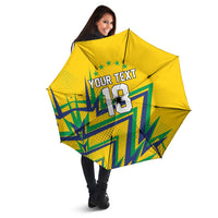 Custom Brazil Football Spirit Umbrella Selecao Canarinho Sporty Style - Wonder Print Shop
