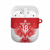 Custom Tunisia Football AirPods Case Eagles of Carthage Spirit - Wonder Print Shop