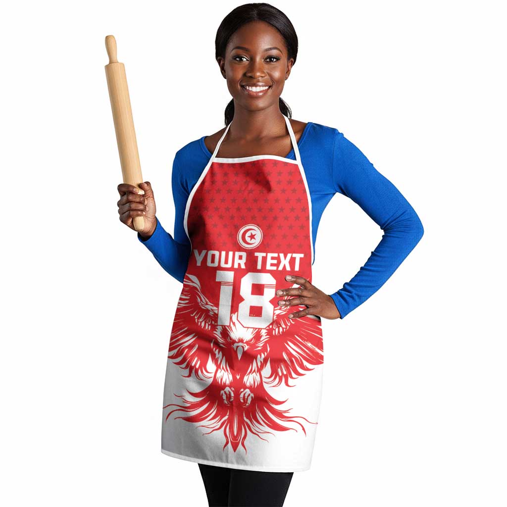 Custom Tunisia Football Apron Eagles of Carthage Spirit - Wonder Print Shop