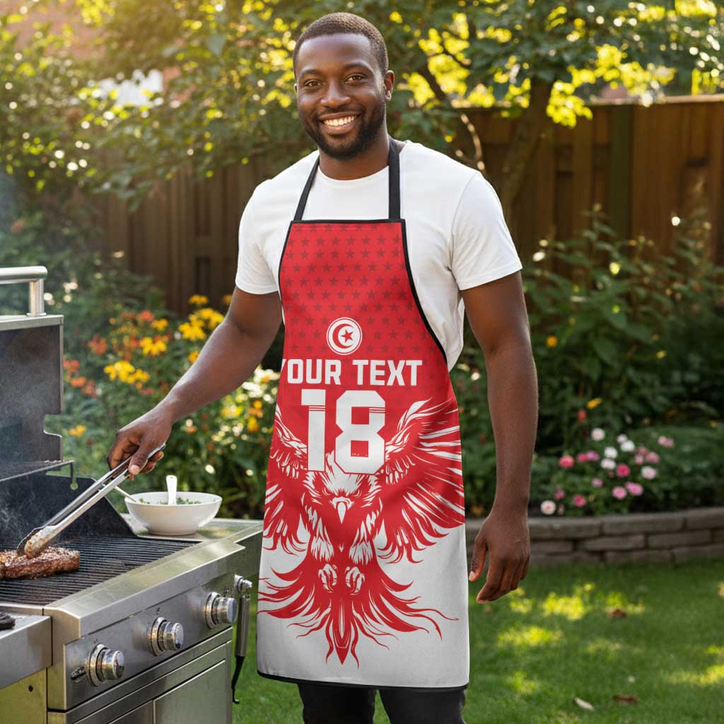 Custom Tunisia Football Apron Eagles of Carthage Spirit - Wonder Print Shop