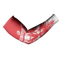 Custom Tunisia Football Arm Sleeves Eagles of Carthage Spirit - Wonder Print Shop