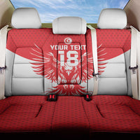 Custom Tunisia Football Back Car Seat Cover Eagles of Carthage Spirit - Wonder Print Shop