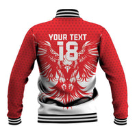 Custom Tunisia Football Baseball Jacket Eagles of Carthage Spirit - Wonder Print Shop