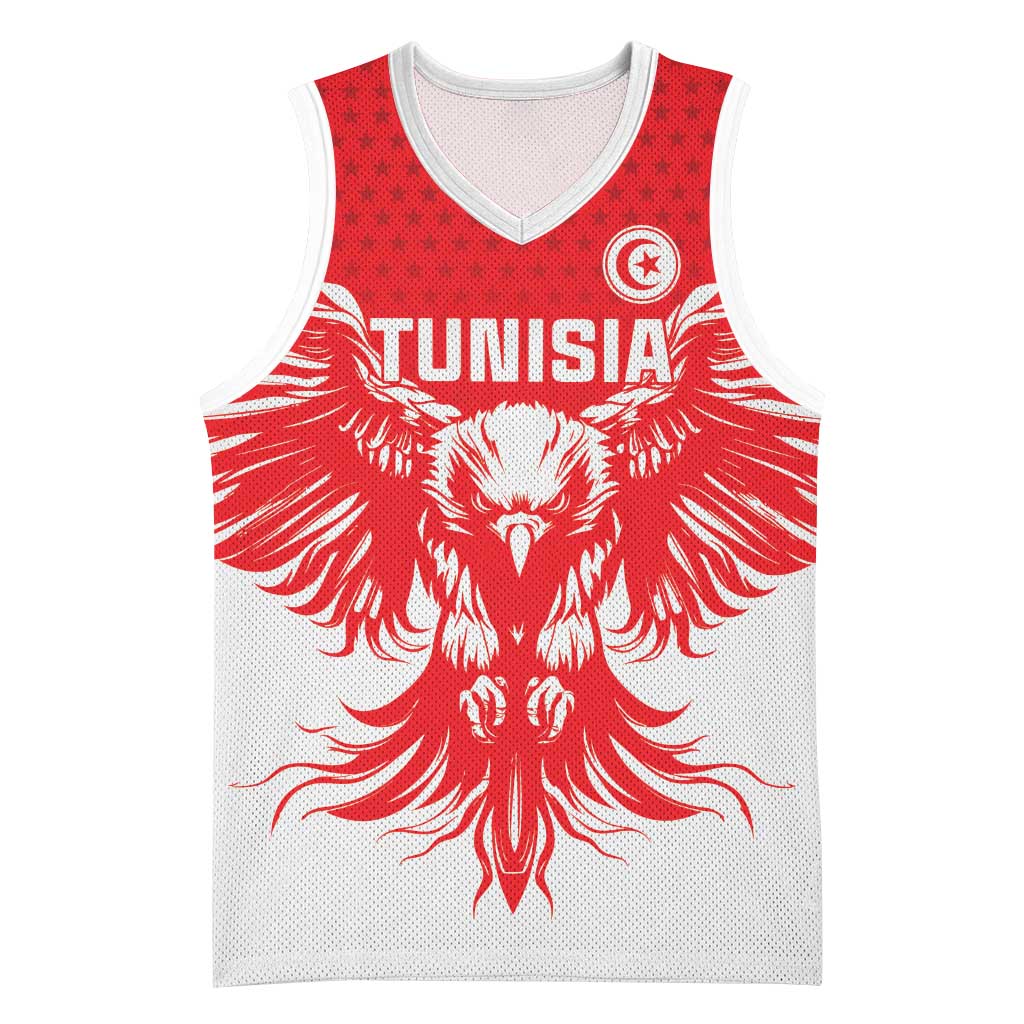 Custom Tunisia Football Basketball Jersey Eagles of Carthage Spirit - Wonder Print Shop