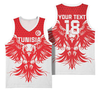 Custom Tunisia Football Basketball Jersey Eagles of Carthage Spirit - Wonder Print Shop