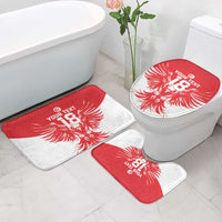 Custom Tunisia Football Bathroom Set Eagles of Carthage Spirit LT18