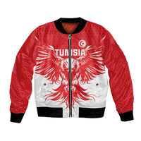 Custom Tunisia Football Bomber Jacket Eagles of Carthage Spirit - Wonder Print Shop