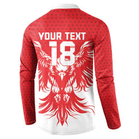 Custom Tunisia Football Button Sweatshirt Eagles of Carthage Spirit