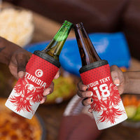 Custom Tunisia Football 4 in 1 Can Cooler Tumbler Eagles of Carthage Spirit - Wonder Print Shop