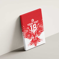 Custom Tunisia Football Canvas Wall Art Eagles of Carthage Spirit - Wonder Print Shop