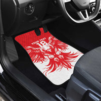 Custom Tunisia Football Car Mats Eagles of Carthage Spirit - Wonder Print Shop
