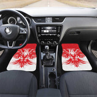 Custom Tunisia Football Car Mats Eagles of Carthage Spirit - Wonder Print Shop