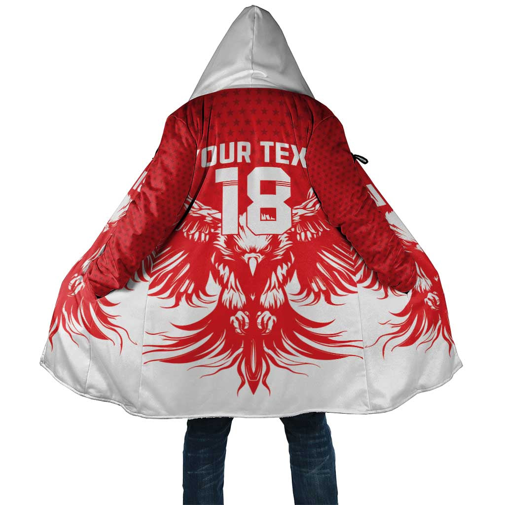 Custom Tunisia Football Cloak Eagles of Carthage Spirit - Wonder Print Shop