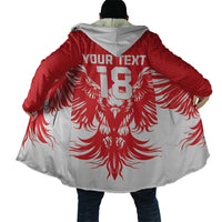 Custom Tunisia Football Cloak Eagles of Carthage Spirit - Wonder Print Shop