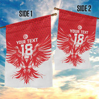 Custom Tunisia Football Garden Flag Eagles of Carthage Spirit - Wonder Print Shop