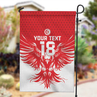 Custom Tunisia Football Garden Flag Eagles of Carthage Spirit - Wonder Print Shop