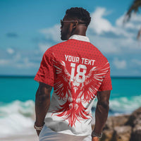 Custom Tunisia Football Hawaiian Shirt Eagles of Carthage Spirit - Wonder Print Shop