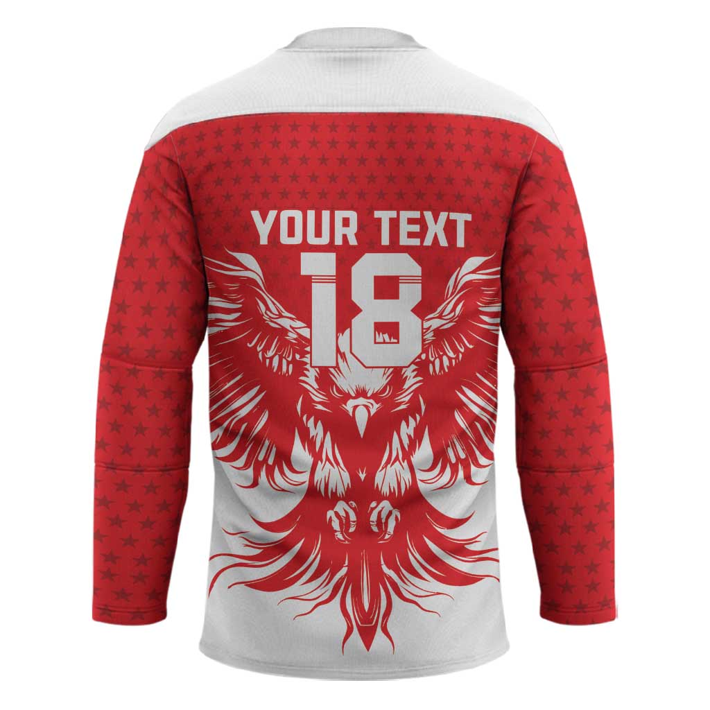 Custom Tunisia Football Hockey Jersey Eagles of Carthage Spirit - Wonder Print Shop