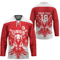 Custom Tunisia Football Hockey Jersey Eagles of Carthage Spirit - Wonder Print Shop