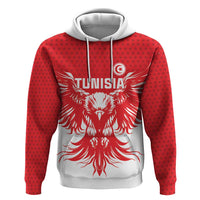 Custom Tunisia Football Hoodie Eagles of Carthage Spirit - Wonder Print Shop