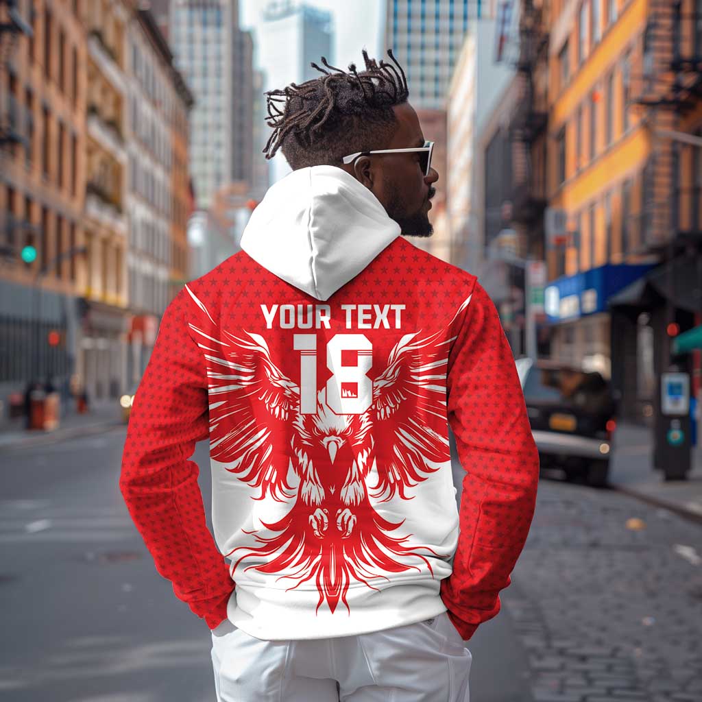 Custom Tunisia Football Hoodie Eagles of Carthage Spirit - Wonder Print Shop