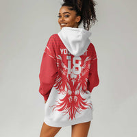 Custom Tunisia Football Hoodie Dress Eagles of Carthage Spirit - Wonder Print Shop