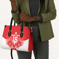 Custom Tunisia Football Leather Bag Eagles of Carthage Spirit - Wonder Print Shop