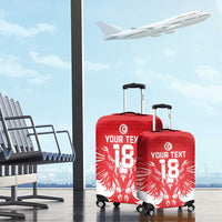 Custom Tunisia Football Luggage Cover Eagles of Carthage Spirit - Wonder Print Shop