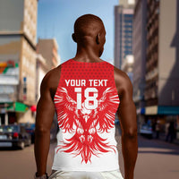 Custom Tunisia Football Men Tank Top Eagles of Carthage Spirit - Wonder Print Shop