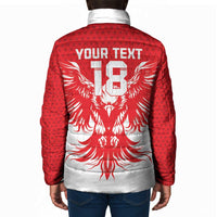 Custom Tunisia Football Padded Jacket Eagles of Carthage Spirit - Wonder Print Shop