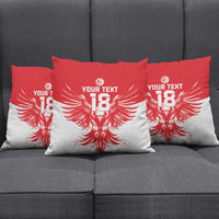 Custom Tunisia Football Pillow Cover Eagles of Carthage Spirit - Wonder Print Shop