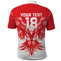 Custom Tunisia Football Polo Shirt Eagles of Carthage Spirit - Wonder Print Shop