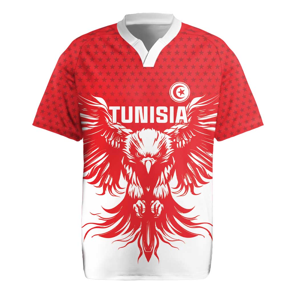 Custom Tunisia Football Rugby Jersey Eagles of Carthage Spirit - Wonder Print Shop