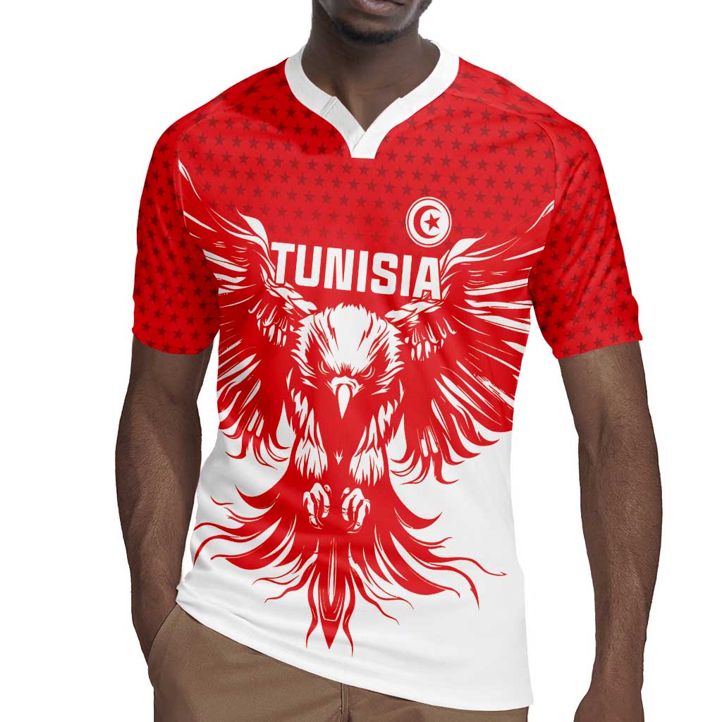 Custom Tunisia Football Rugby Jersey Eagles of Carthage Spirit - Wonder Print Shop