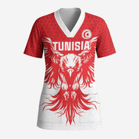Custom Tunisia Football Scrub Top Eagles of Carthage Spirit - Wonder Print Shop