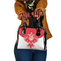 Custom Tunisia Football Shoulder Handbag Eagles of Carthage Spirit - Wonder Print Shop