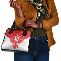 Custom Tunisia Football Shoulder Handbag Eagles of Carthage Spirit - Wonder Print Shop