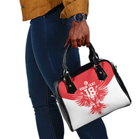 Custom Tunisia Football Shoulder Handbag Eagles of Carthage Spirit - Wonder Print Shop