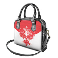 Custom Tunisia Football Shoulder Handbag Eagles of Carthage Spirit - Wonder Print Shop