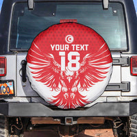 Custom Tunisia Football Spare Tire Cover Eagles of Carthage Spirit - Wonder Print Shop
