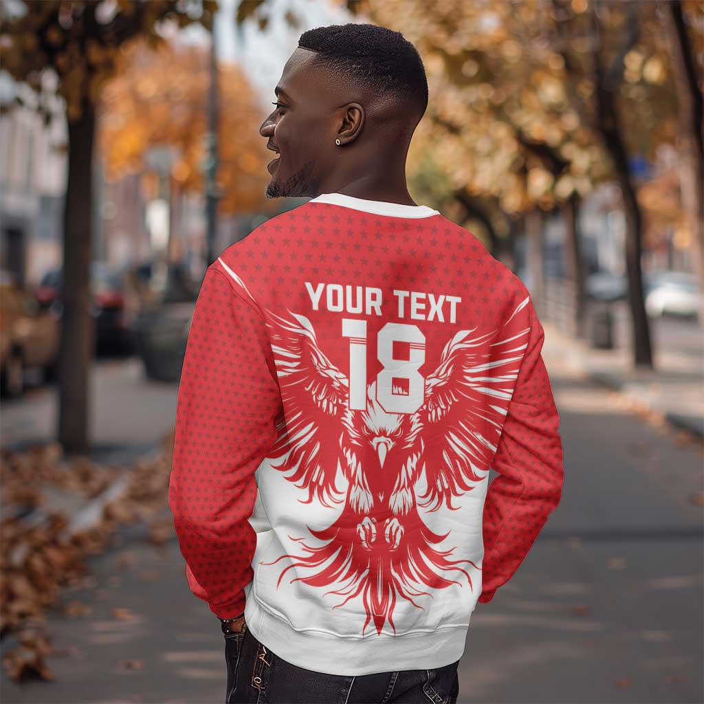 Custom Tunisia Football Sweatshirt Eagles of Carthage Spirit - Wonder Print Shop