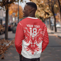 Custom Tunisia Football Sweatshirt Eagles of Carthage Spirit - Wonder Print Shop
