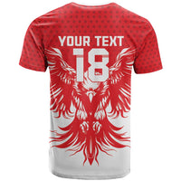 Custom Tunisia Football T shirt Eagles of Carthage Spirit - Wonder Print Shop