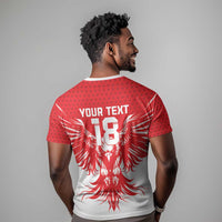 Custom Tunisia Football T shirt Eagles of Carthage Spirit - Wonder Print Shop