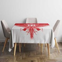Custom Tunisia Football Tablecloth Eagles of Carthage Spirit - Wonder Print Shop