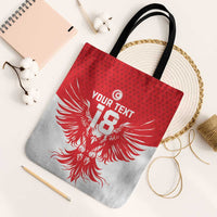 Custom Tunisia Football Tote Bag Eagles of Carthage Spirit - Wonder Print Shop