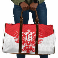 Custom Tunisia Football Travel Bag Eagles of Carthage Spirit - Wonder Print Shop