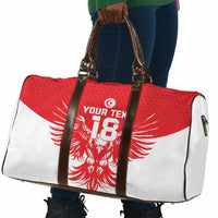 Custom Tunisia Football Travel Bag Eagles of Carthage Spirit - Wonder Print Shop