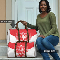 Custom Tunisia Football Travel Bag Eagles of Carthage Spirit - Wonder Print Shop